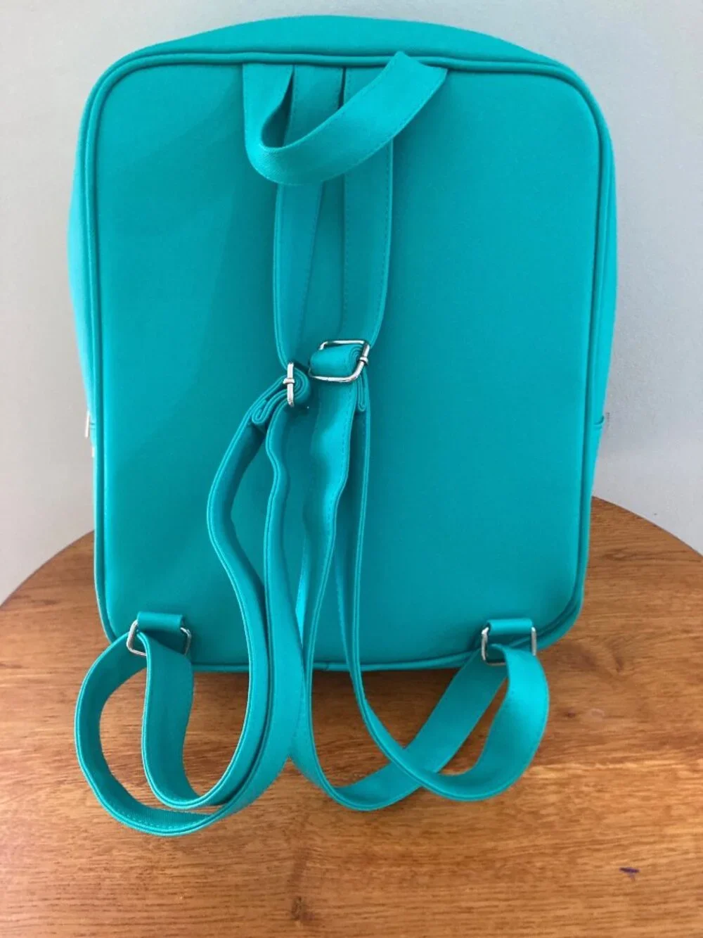 Adventure Time BMO Turquoise Backpack With Adjustable Straps & Zippered Compartm